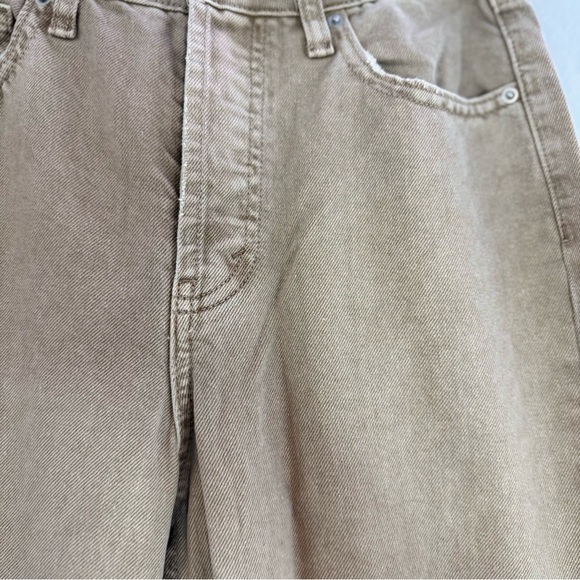 New Wild Fable High-Rise Straight Light Brown Wash Distressed Jeans Size 2 - Picture 7 of 17